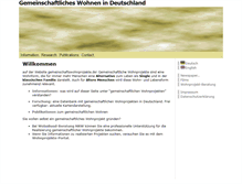 Tablet Screenshot of gemeinschaftswohnprojekte.de